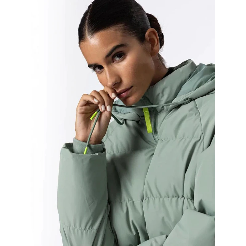 Doudoune à Capuche Atmus Hedge Vert Clair Femme - Tiffosi 6 Doudoune à Capuche Atmus Hedge Vert Clair Femme - Tiffosi – Image 4
