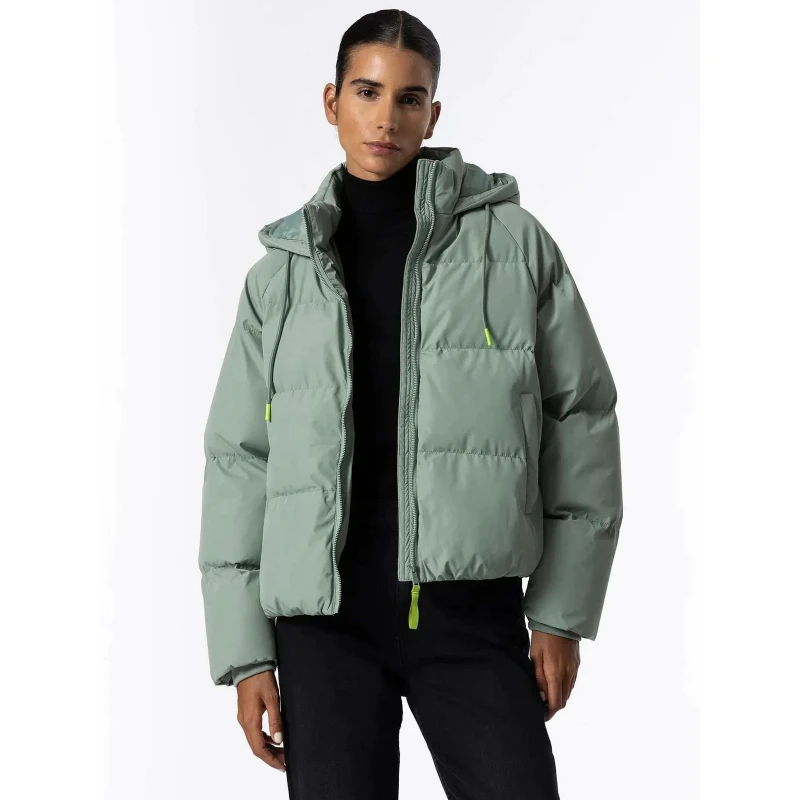 Doudoune à Capuche Atmus Hedge Vert Clair Femme - Tiffosi 3 Doudoune à Capuche Atmus Hedge Vert Clair Femme - Tiffosi