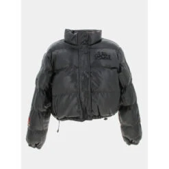 Doudoune Courte Jenny Noir Femme - Von Dutch