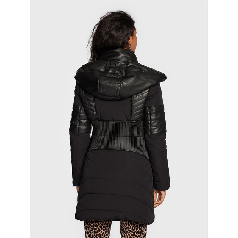 Doudoune Longue Cintré New Oxana Noir Femme - Guess 4 Doudoune Longue Cintré New Oxana Noir Femme - Guess – Image 2