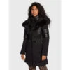 Doudoune Longue Cintré New Oxana Noir Femme - Guess -Le Dressing Parfait doudoune longue cintre new oxana noir femme guess