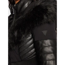 Doudoune Longue Cintré New Oxana Noir Femme - Guess 9 Doudoune Longue Cintré New Oxana Noir Femme - Guess -Le Dressing Parfait doudoune longue cintre new oxana noir femme guess 3