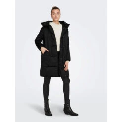 Doudoune Longues Mustang Noir Femme - Jacqueline De Yong