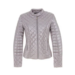 Doudoune Matelassée Vona Gris Femme - Guess