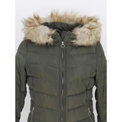 Doudoune Newellan Kaki Femme - Only -Le Dressing Parfait doudoune newellan kaki femme only 2