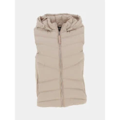 Doudoune Sans Manche Eve Beige Femme - Tiffosi