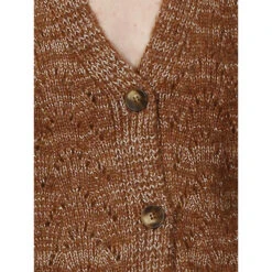 Vero Moda Gilet Cardigan Vichy Marron Femme - Véro Moda -Le Dressing Parfait gilet cardigan vichy marron femme vero moda 3