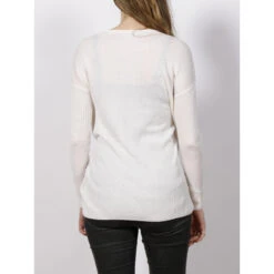 Gilet Cardigan Wrap écru Femme - Calvin Klein -Le Dressing Parfait gilet cardigan wrap ecru femme calvin klein 1