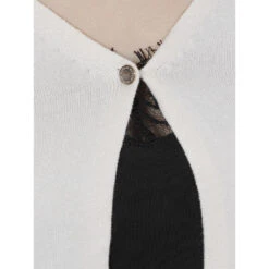 Gilet Court Zina Blanc écru Femme - Morgan -Le Dressing Parfait gilet court zina blanc ecru femme morgan 3