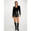 Gilet Manches Longues Calla Doré/noir Femme - Morgan 1 Gilet Manches Longues Calla Doré/noir Femme - Morgan -Le Dressing Parfait gilet manches longues calla dorenoir femme morgan