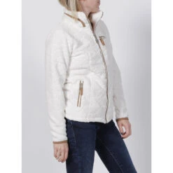 Gilet Polaire Innsbruck Blanc Femme - Angele Sportswear -Le Dressing Parfait gilet polaire innsbruck blanc femme angele sportswear 2
