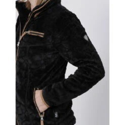 Gilet Polaire Innsbruck Noir Femme - Angele Sportswear -Le Dressing Parfait gilet polaire innsbruck noir femme angele sportswear 3