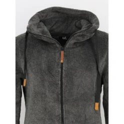 Gilet Polaire Livia Noir Femme - Angele Sportswear -Le Dressing Parfait gilet polaire livia noir femme angele sportswear 2