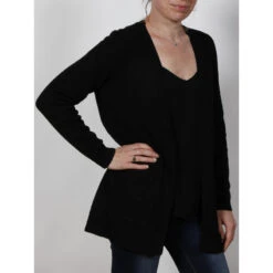 Gilet Uni Noir Femme - Only -Le Dressing Parfait gilet uni noir femme only 1