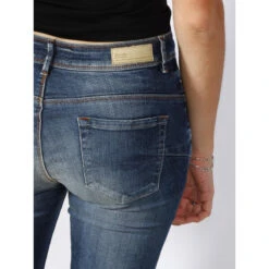 Jean Cropped Skinny Secret Glamour Bleu Femme - Salsa -Le Dressing Parfait jean cropped skinny secret glamour bleu femme salsa 3