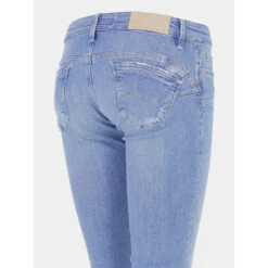 Jean Cropped Skinny Wonder Bridht Bleu Femme - Salsa -Le Dressing Parfait jean cropped skinny wonder bridht bleu femme salsa 3