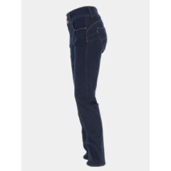 Jean Droit Double Up Bleu Femme - Tiffosi -Le Dressing Parfait jean droit double up bleu femme tiffosi 2