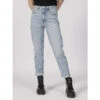 Jean Mom Bleu Clair Femme - Guess -Le Dressing Parfait jean mom bleu clair femme guess