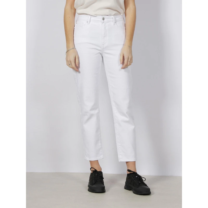 Jean Mom Emily Stretch Blanc Femme - Only 3 Jean Mom Emily Stretch Blanc Femme - Only