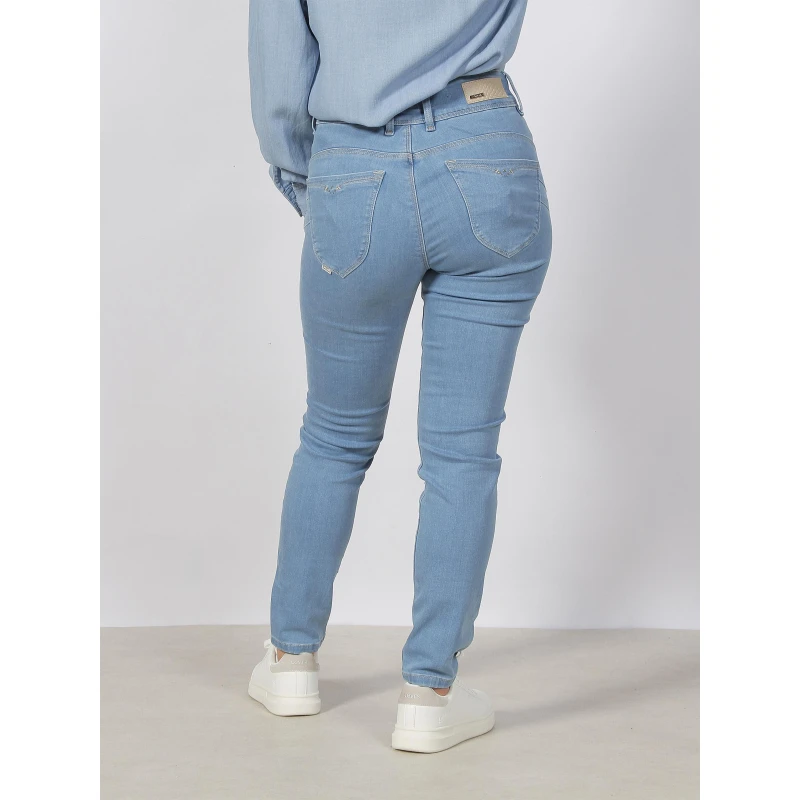 Jean Skinny Crop Secret Push In Bleu Femme - Salsa 4 Jean Skinny Crop Secret Push In Bleu Femme - Salsa – Image 2