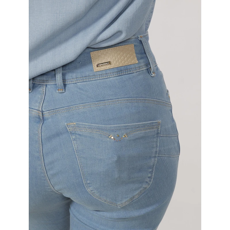 Jean Skinny Crop Secret Push In Bleu Femme - Salsa 6 Jean Skinny Crop Secret Push In Bleu Femme - Salsa – Image 4