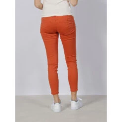 Jean Skinny Double Up Orange Femme - Tiffosi -Le Dressing Parfait jean skinny double up orange femme tiffosi 1