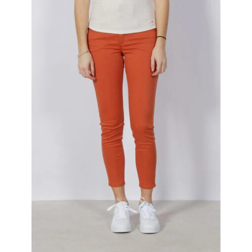 Jean Skinny Double Up Orange Femme - Tiffosi -Le Dressing Parfait jean skinny double up orange femme tiffosi