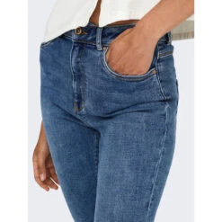 Jean Skinny Mila Taille Haute Bleu Femme - Only -Le Dressing Parfait jean skinny mila taille haute bleu femme only 2
