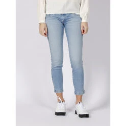 Jean Skinny Mystery Crop Bleu Femme - Salsa