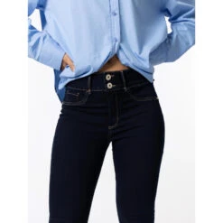 Jean Skinny One Size Double Comfort 49 Marine Femme - Tiffosi -Le Dressing Parfait jean skinny one size double comfort 49 marine femme tiffosi 1 2