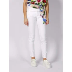 Jean Skinny Push In Secret Blanc Femme - Salsa