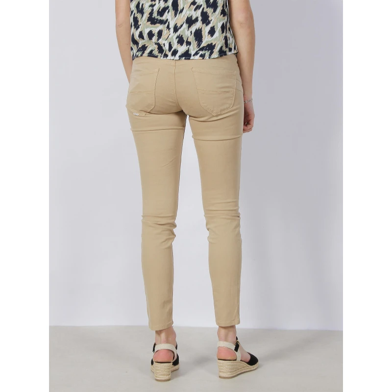 Jean Skinny Secret Push In Beige Femme - Salsa 4 Jean Skinny Secret Push In Beige Femme - Salsa – Image 2
