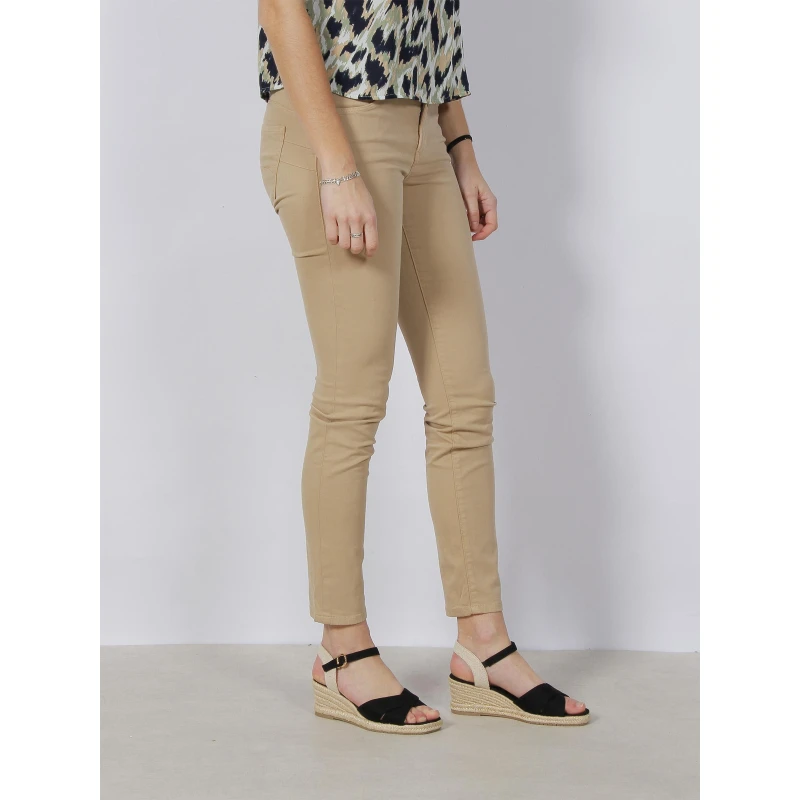 Jean Skinny Secret Push In Beige Femme - Salsa 5 Jean Skinny Secret Push In Beige Femme - Salsa – Image 3