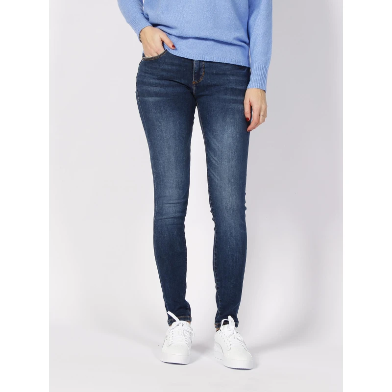 Jean Skinny Shape Up Bleu Marine Femme - Guess 3 Jean Skinny Shape Up Bleu Marine Femme - Guess