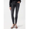 Jean Skinny Wonder Gris Foncé Femme - Salsa Jeans