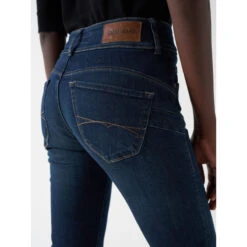 Jean Slim Secret Bleu Marine Femme - Salsa Jeans -Le Dressing Parfait jean slim secret bleu marine femme salsa jeans 1 2