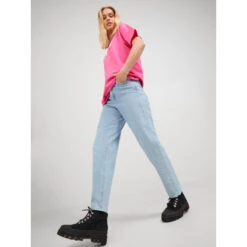 Jean Taille Haute Mom Lisbon Bleu Clair Femme - JJXX 9 Jean Taille Haute Mom Lisbon Bleu Clair Femme - JJXX -Le Dressing Parfait jean taille haute mom lisbon bleu clair femme jjxx 3