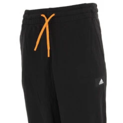 Jogging 3 Bandes Noir/orange - Adidas -Le Dressing Parfait jogging 3 bandes noirorange adidas 3