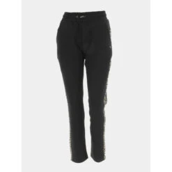 Jogging Droit Dreen Imprimé Noir Femme - Sun Valley