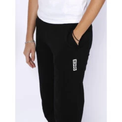 Jogging Easy Logo Colorié Noir Femme - Hugo -Le Dressing Parfait jogging easy logo colorie noir femme hugo 3