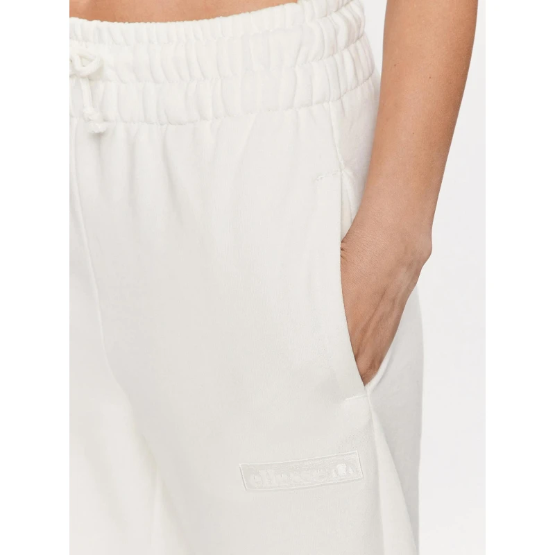Jogging Large Ponre Blanc Femme - Ellesse 6 Jogging Large Ponre Blanc Femme - Ellesse – Image 4