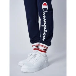 Jogging Rib Cuff Logo Blanc Brodé Bleu Marine Femme - Champion 9 Jogging Rib Cuff Logo Blanc Brodé Bleu Marine Femme - Champion -Le Dressing Parfait jogging rib cuff logo blanc brode bleu marine femme champion 3