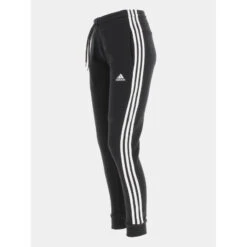 Jogging Slim Essentials 3 Stripes Noir Femme - Adidas -Le Dressing Parfait jogging slim essentials 3 stripes noir femme adidas 2