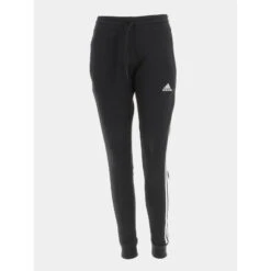 Jogging Slim Essentials 3 Stripes Noir Femme - Adidas