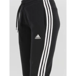 Jogging Slim Essentials 3 Stripes Noir Femme - Adidas -Le Dressing Parfait jogging slim essentials 3 stripes noir femme adidas 3
