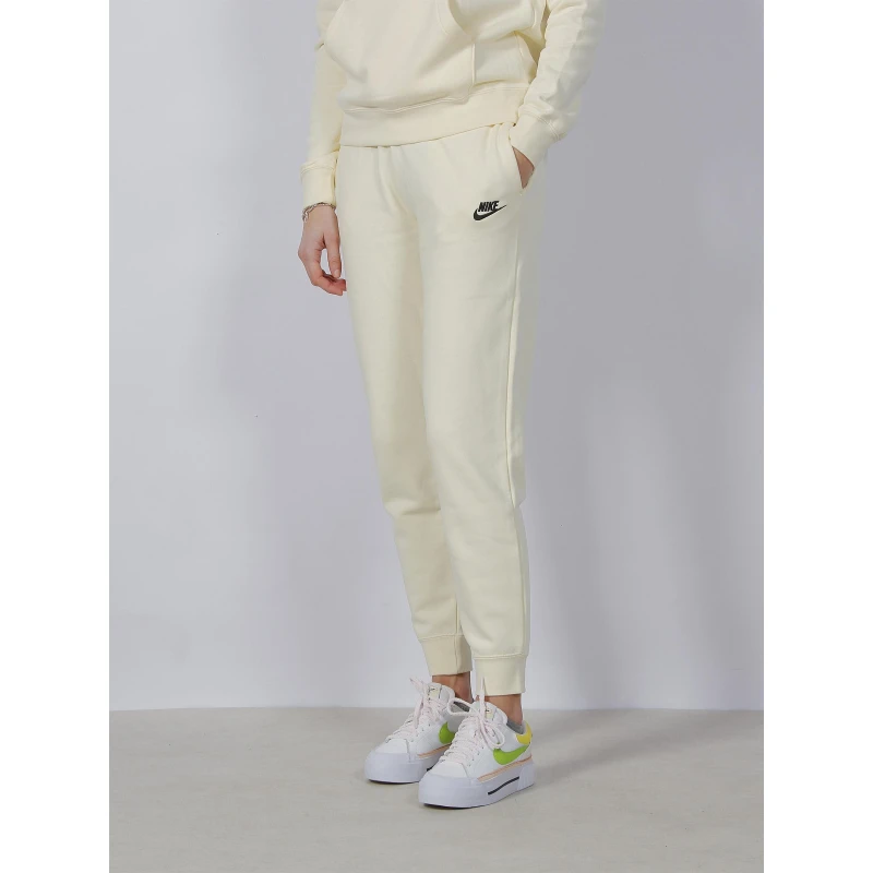 Jogging Sportswear Club écru Femme - Nike 3 Jogging Sportswear Club écru Femme - Nike