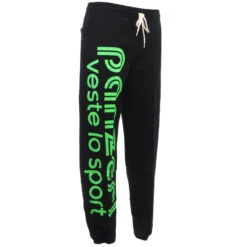 Jogging Uni H Noir/vert - Panzeri -Le Dressing Parfait jogging uni h noirvert panzeri 3