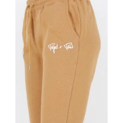 Jogging Uni Signature Camel Femme - Project X Paris -Le Dressing Parfait jogging uni signature camel femme project x paris 3