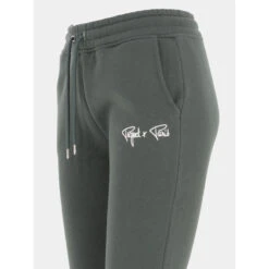 Jogging Uni Signature Vert Femme - Project X Paris -Le Dressing Parfait jogging uni signature vert femme project x paris 3