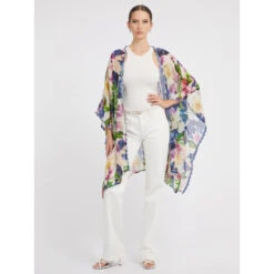 Kimono à Fleurs Roxy Multicolore Femme - Guess -Le Dressing Parfait kimono a fleurs roxy multicolore femme guess 2